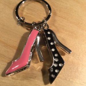 Pink and Black High Heels Glitz Key Charm CH217 – Retail Price Shown Below